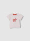 Camiseta Estampado Surf Life Blanco