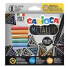 Marcadores Finos Metálicos Carioca x8 Marcadores Finos Metálicos Carioca x8