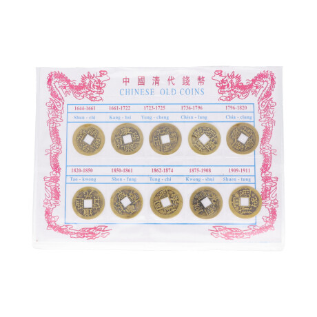 MONEDAS CHINAS - 4 PACKS DE 10 MONEDAS - GP023 Monedas Chinas - 4 Packs De 10 Monedas - Gp023