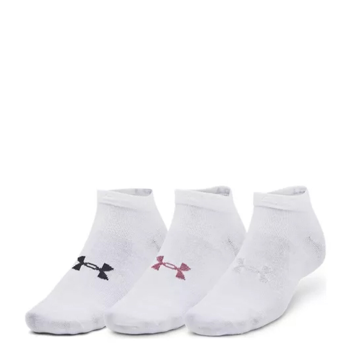 Medias Unisex Under Armour x3 Essential - Blanco 