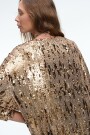 VESTIDO LENTEJUELAS Oro