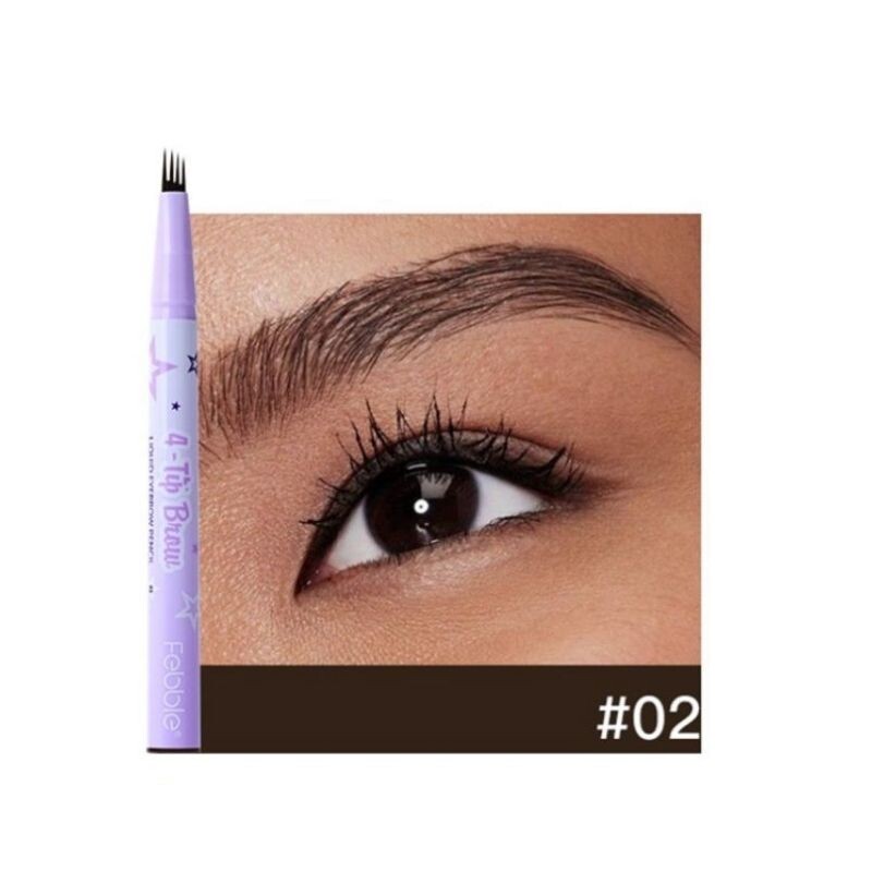 Ushas - Delineador Líquido Para Cejas Febble - 4 Líneas - 02 Ushas - Delineador Líquido Para Cejas Febble - 4 Líneas - 02