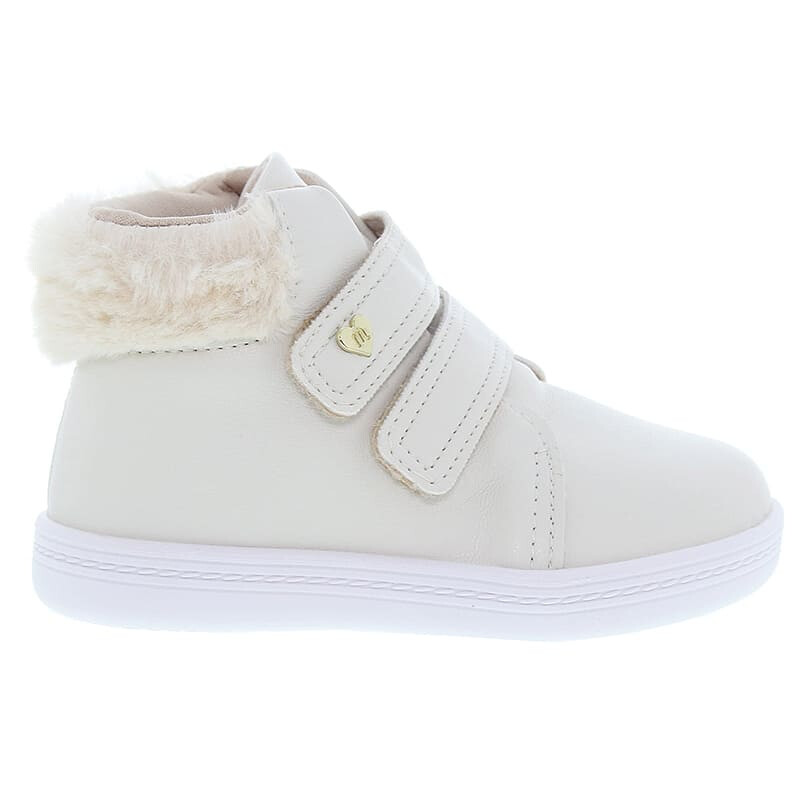 Botas - Molekinha - Molekinha Bota C/ 2 velcros c/cuello piel de Niños - 2127.212-25593 Blanco