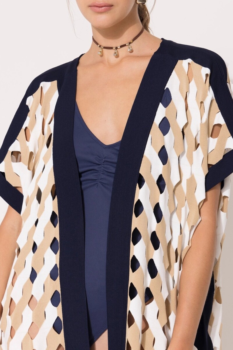 PONCHO MARBELLA Camel