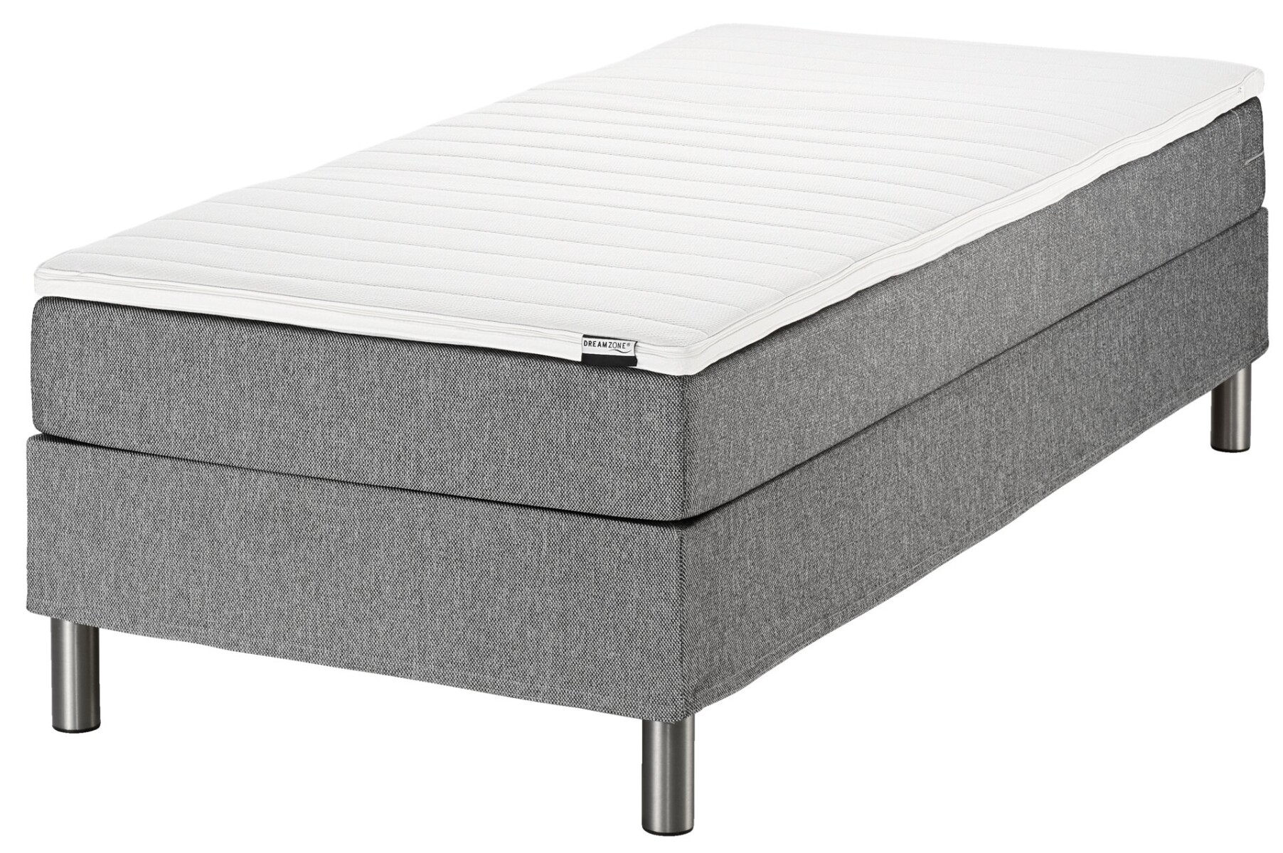 Cama cont 90x200 BASIC C5 Dreamz gr-22 - Gris 
