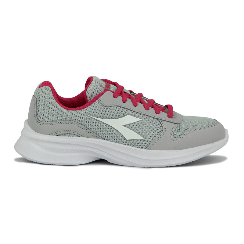 Diadora Champion Mujer Running Robin 4 W Gris-fucsia