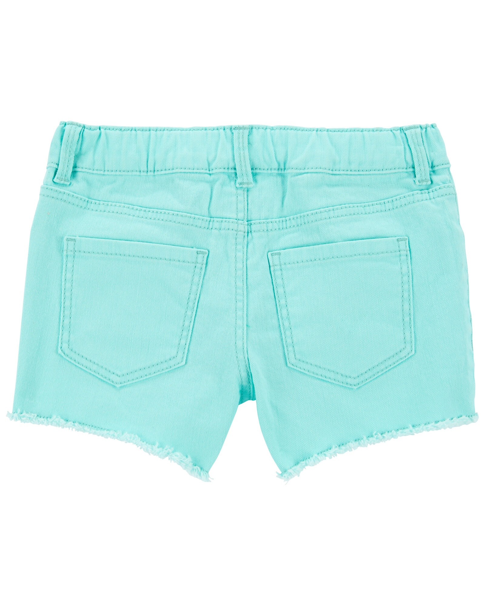 Short jean turquesa Sin color