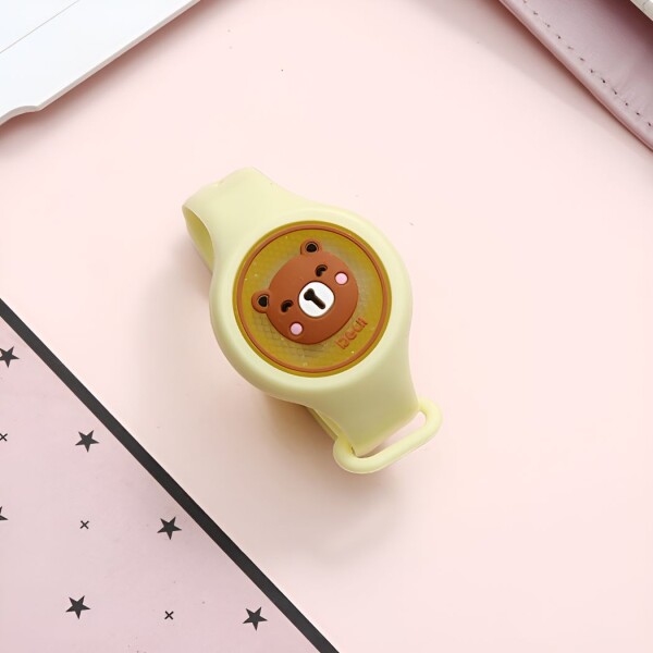 Pulsera Niños Anti Mosquitos Repelente Citronela Infantil Variante Color Amarillo