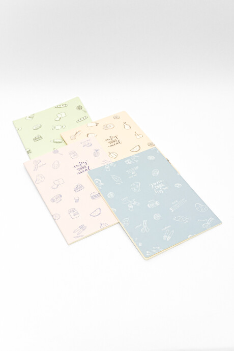 Cuaderno Mix 4. B5, 32 Hojas Color Unico