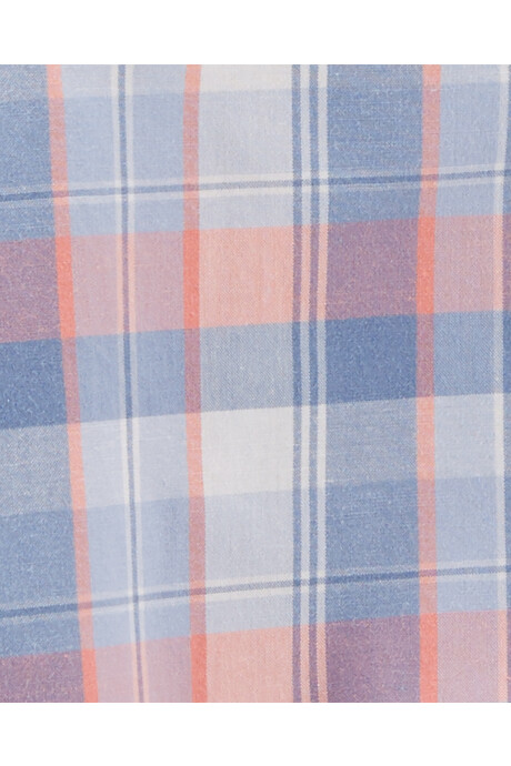 Body de algodón, tipo camisa, diseño a cuadros Body de algodón, tipo camisa, diseño a cuadros