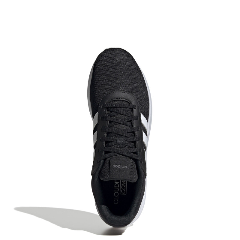 Championes de Hombre Adidas Lite Racer 4.0 Negro - Blanco