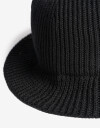 Sombreros Punto Liso Piluso Tejido - Negro