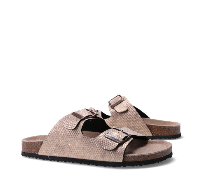 Sandalia BIRKO descalza Pewter
