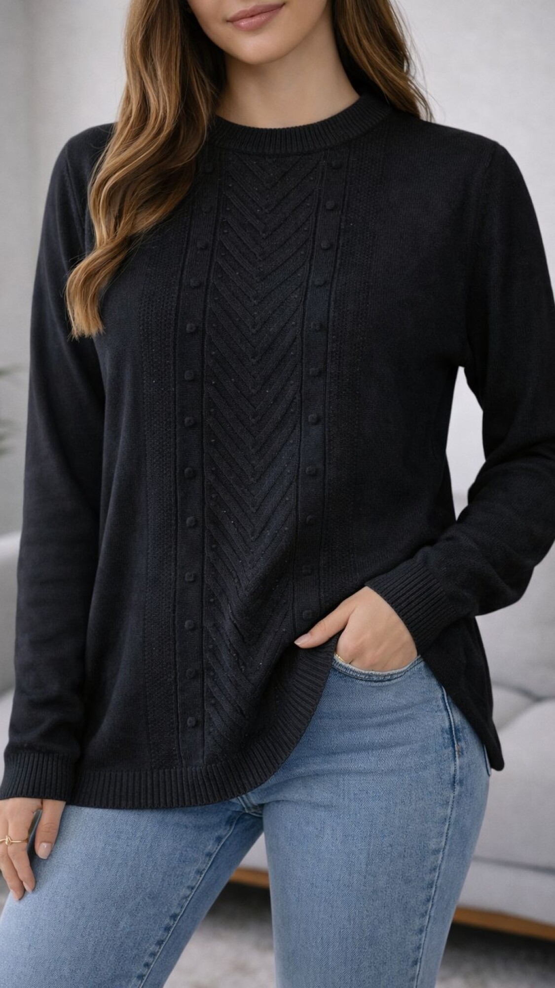 Sweater Luna Negro
