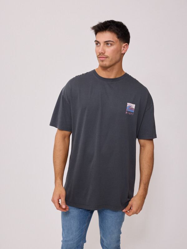T-SHIRT VERTUNA RUSTY Gris