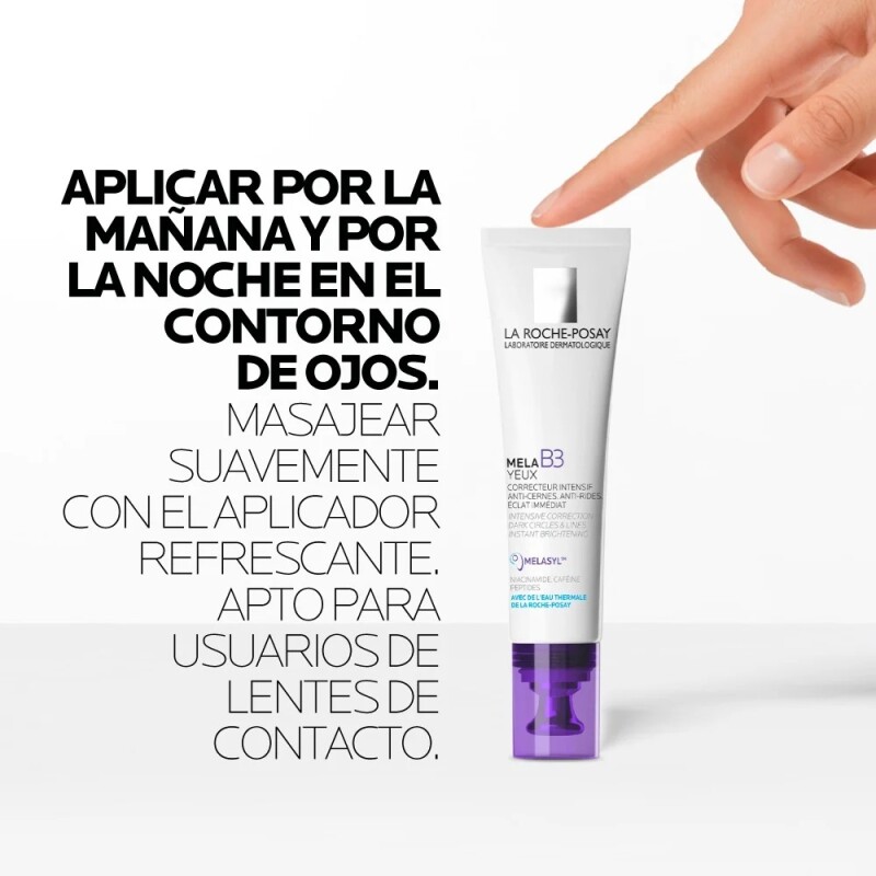 Mela B3 Crema De Ojos La Roche Posay 15 Ml. Mela B3 Crema De Ojos La Roche Posay 15 Ml.