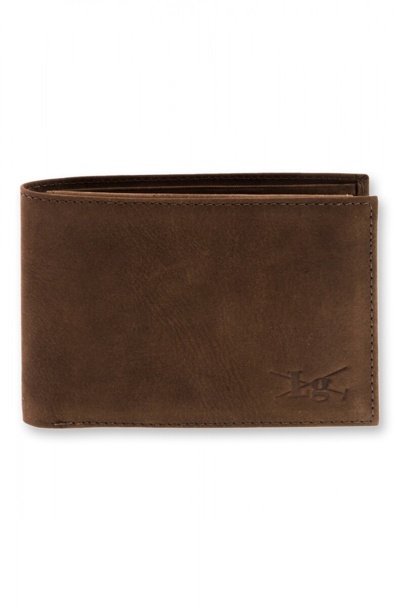 BILLETERA DE GAMUZA - Marron 
