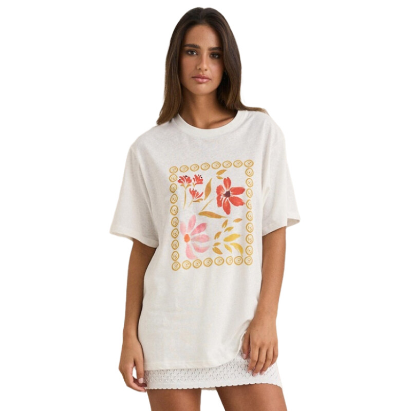 Remera Rhythm Wildflower Oversized - Blanco Remera Rhythm Wildflower Oversized - Blanco