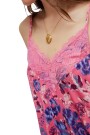 FIRST DATE PRINTED MAXI SLIP Rosa