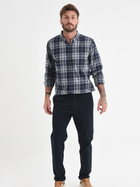 Pantalón chino Azul Marino