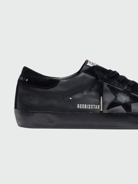 GOLDEN GOOSE - Zapatillas Super- Star de hombre Napa con estrella Negro