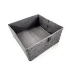 ORGANIZADOR FIELTRO GRIS 28x28x13CM ORGANIZADOR FIELTRO GRIS 28x28x13CM