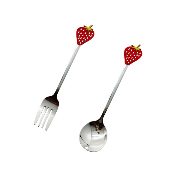 Cubiertos frutilla Cubiertos frutilla