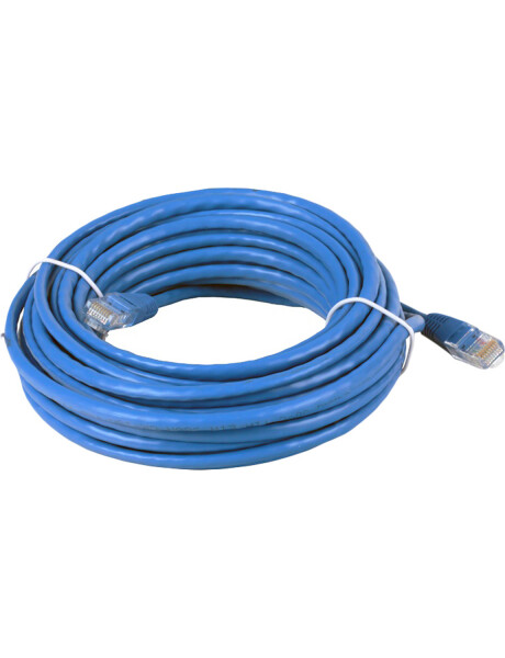 Cable de red LAN UTP Cat. 6E RJ-45 10mts Azul Cable de red LAN UTP Cat. 6E RJ-45 10mts Azul