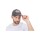 Gorro con visera UFO Station bordado unisex Negro