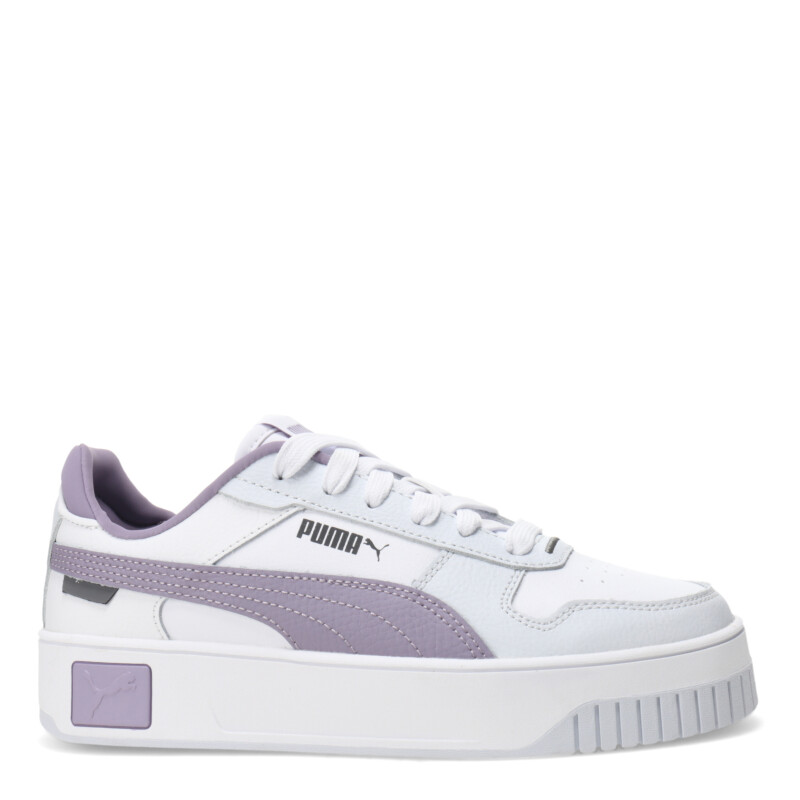 Championes de Mujer Puma Carina Street Plataforma Blanco - Violeta