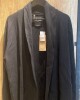 Campera Maxi Cardigan Negro