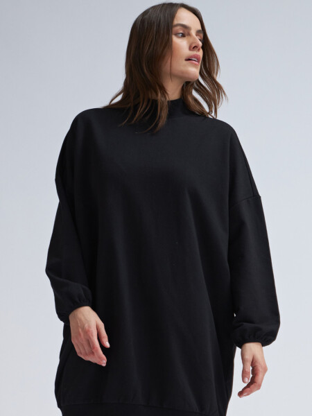 Sudadera deportiva larga Negro