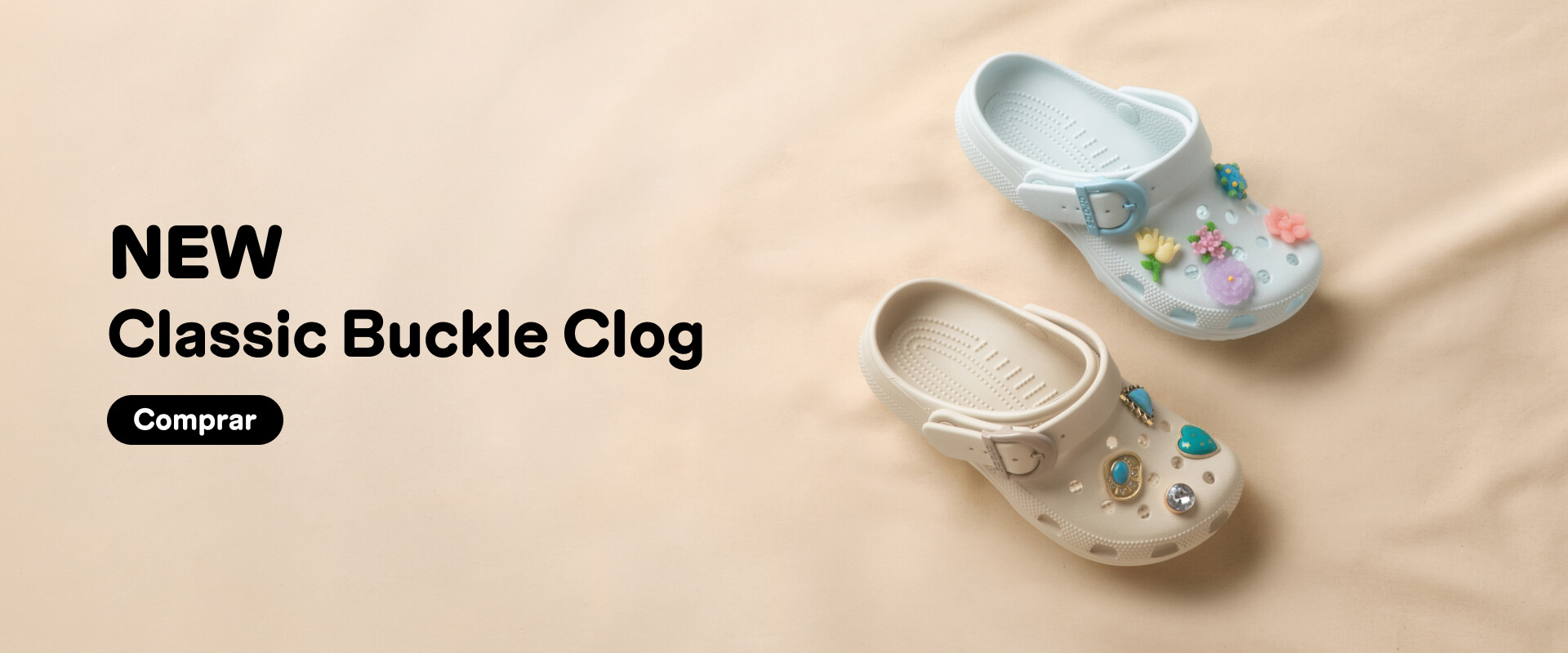 Enamel Buckle Clog