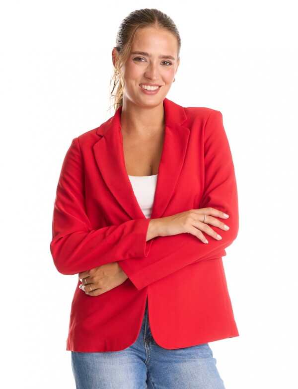 Blazer Sastrero Slim ROJO