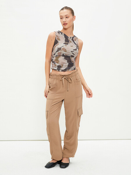 PANTALON PIPER TOSTADO