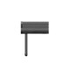 PIEZA PORTARROLLO METAL LINEA SIGNATURE COLOR GRIS GRAFITO GRAFITO-GUNMETAL