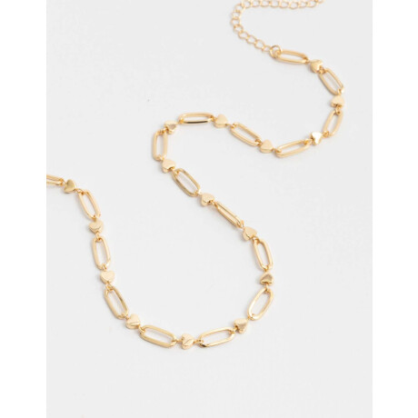 Collar Bañado En Oro Dorado