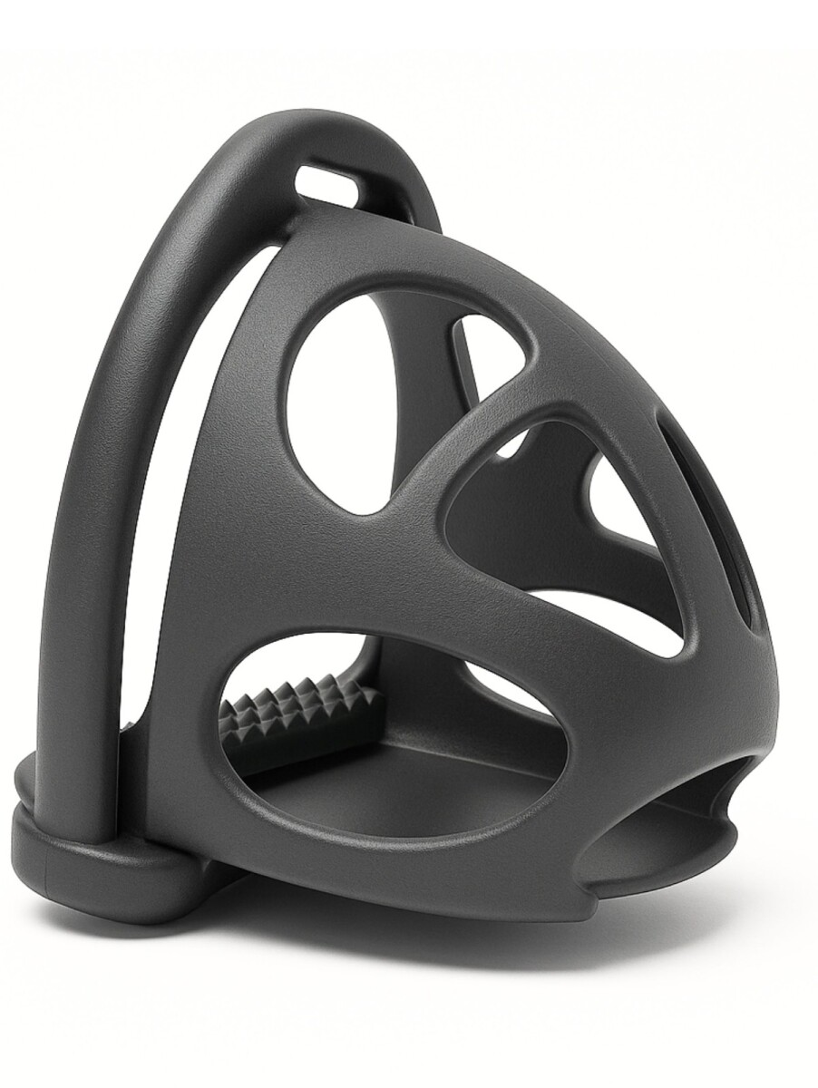 Estribo con Protector Plastico - Negro 