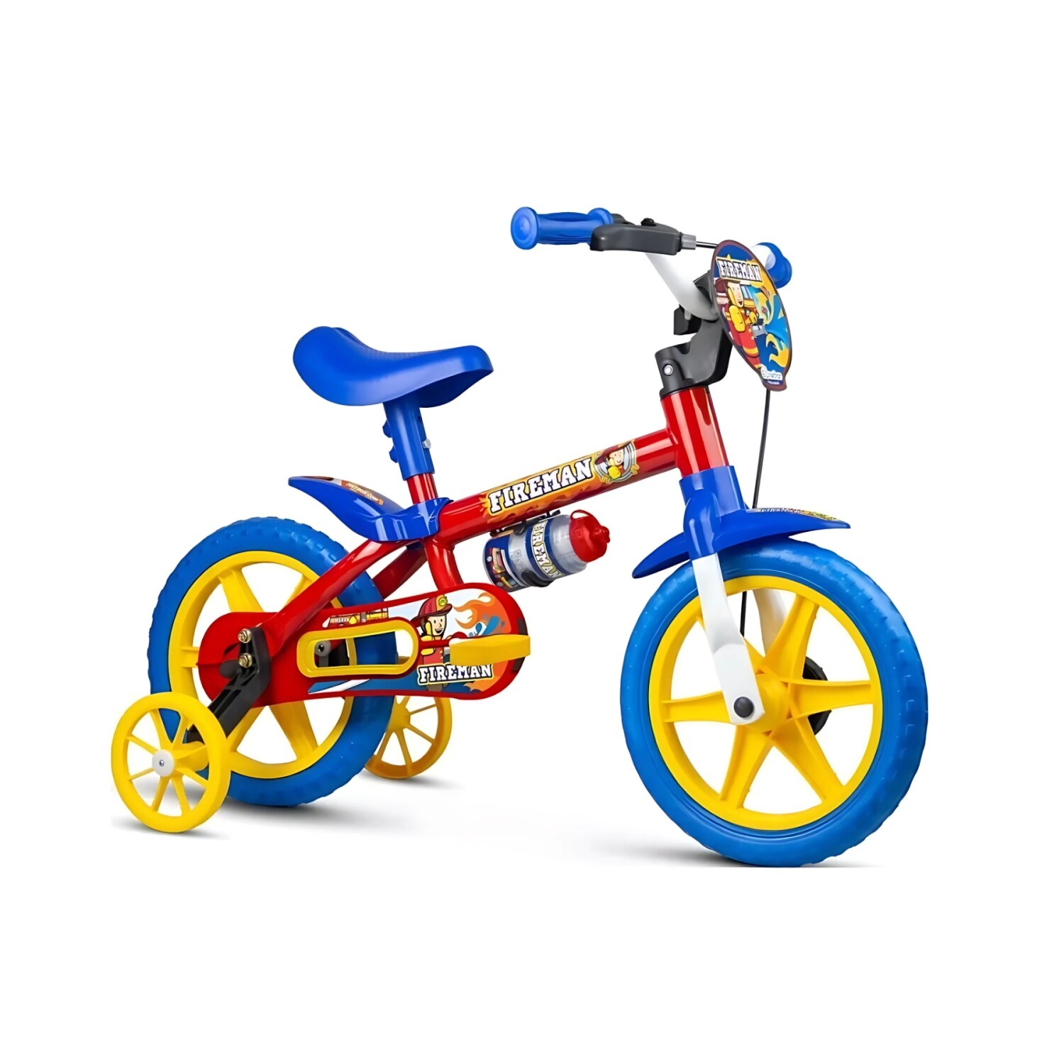 Bicicleta Rodado 12 Nathor Fireman — Rustico Hogar