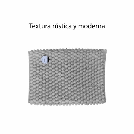 Alfombra Estilo Buclé Decorativa Interior Suave Moderna Gris