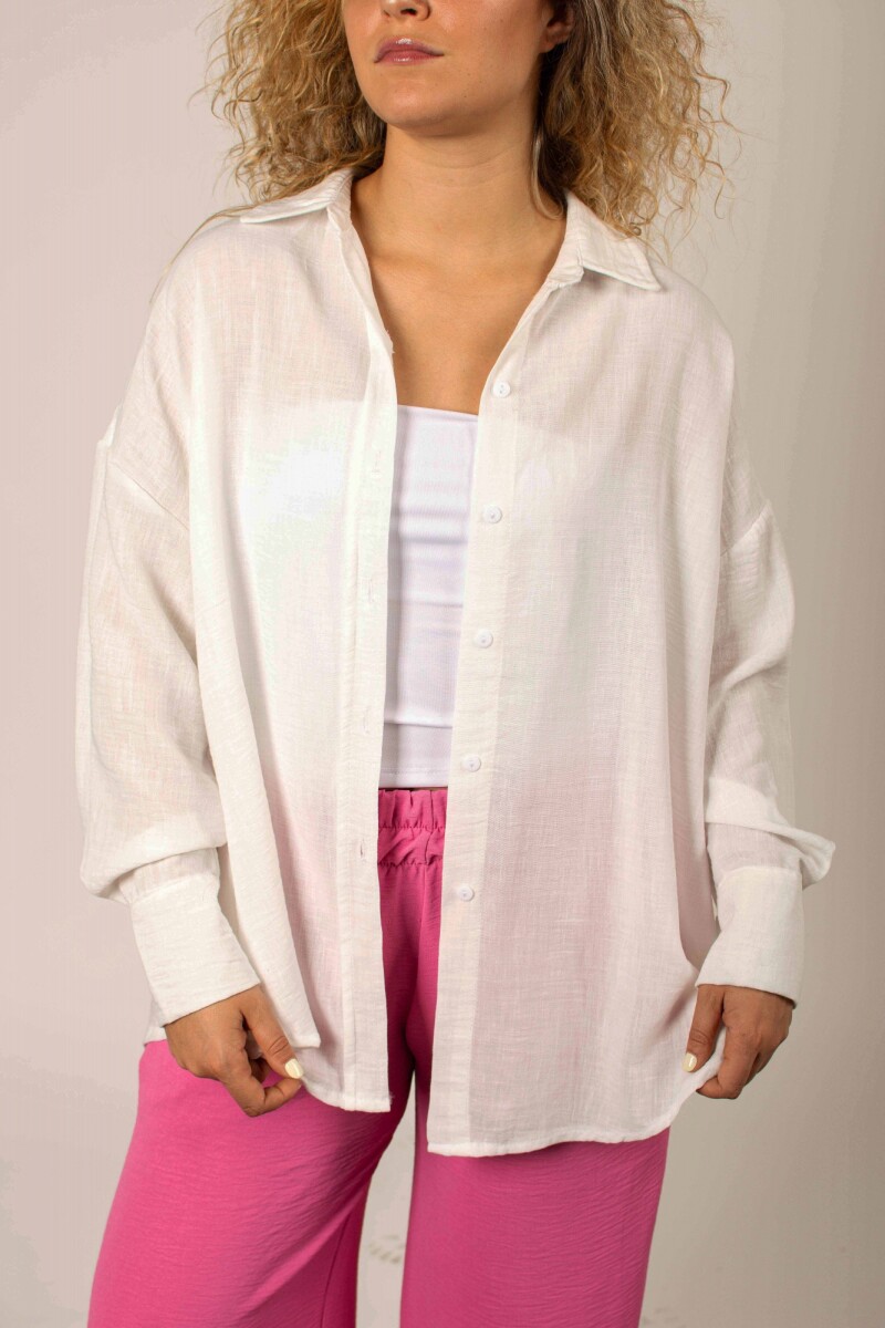 Camisa Guadalupe blanca