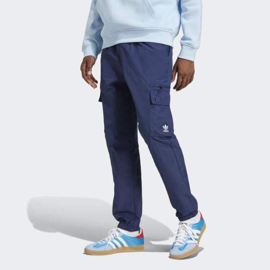 Pantalón Adidas Trifolio Essentials Cargo Azul
