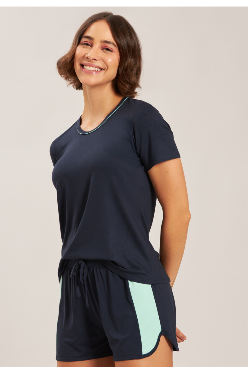 CONJUNTO COMBINADO AZUL C/VERDE -21260