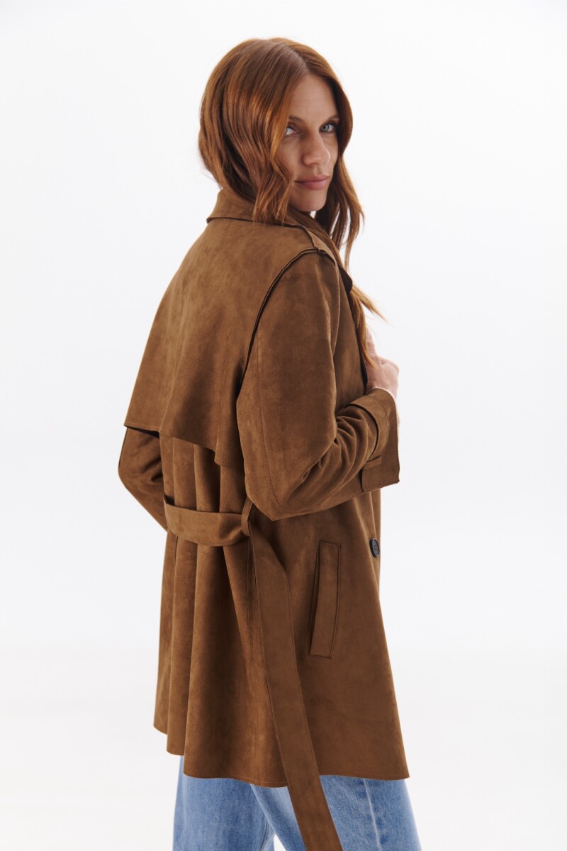 TRENCH SUEDE GAMUZA