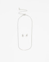 Bijouterie Set Metal Set De Bijouterie - Plateado Rodio