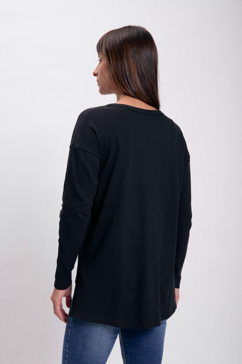 Remera básica Negro