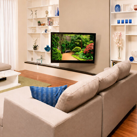 Soporte Tv 14 A 55 Pulgadas Con Brazo Movible Soporta 50kgs Negro