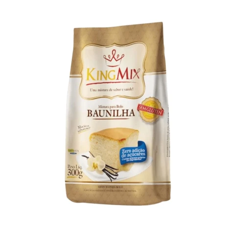 Premezcla Torta De Vainilla Sin Gluten Y Sin Azúcar KingMix Kingmix Mez Torta Vai S/a S/g