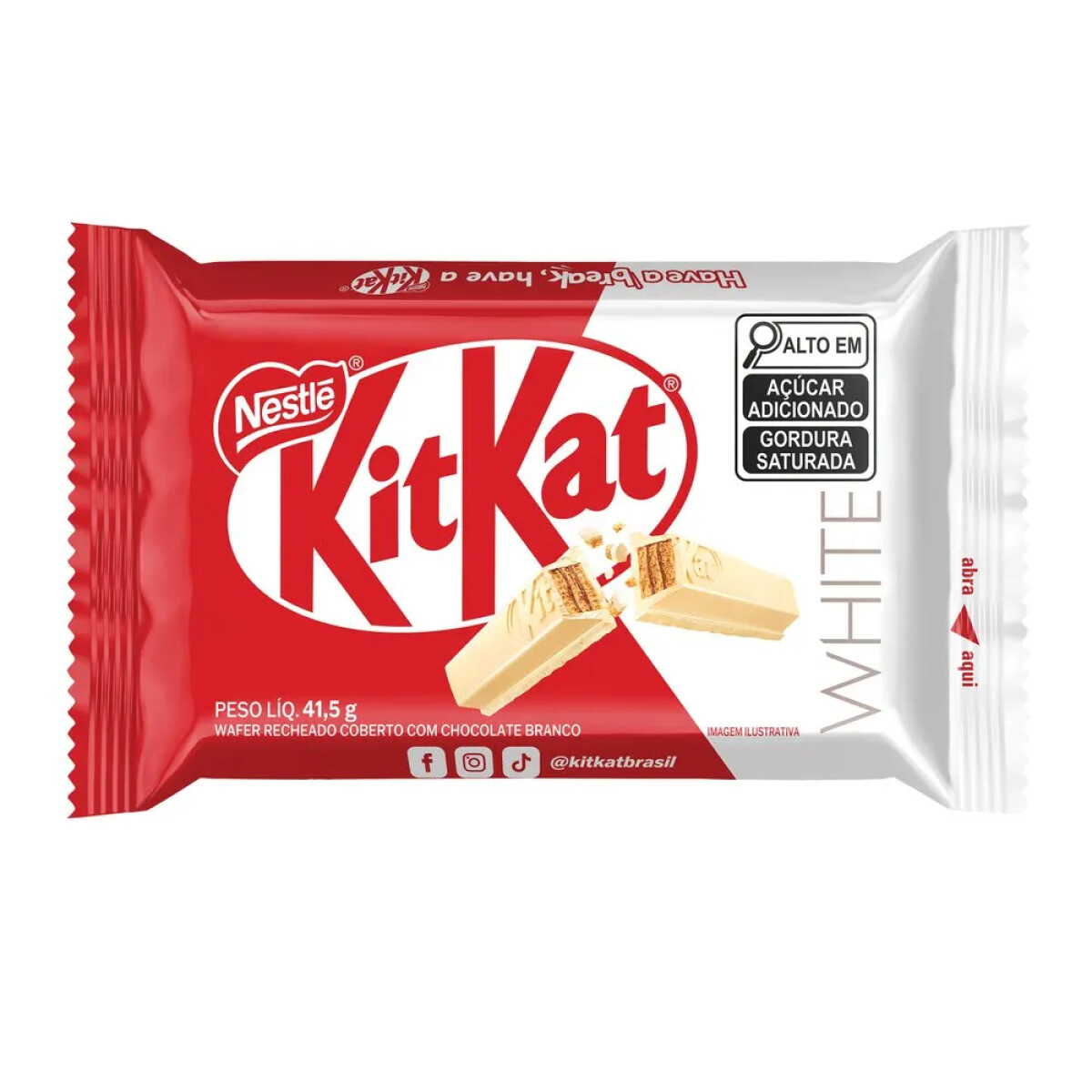 Kit Kat 4 Finger White 