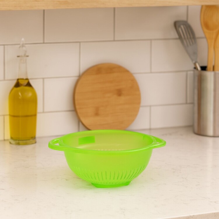 COLADOR DE PASTAS PLASTICO CON ASAS COLADOR DE PASTAS PLASTICO CON ASAS